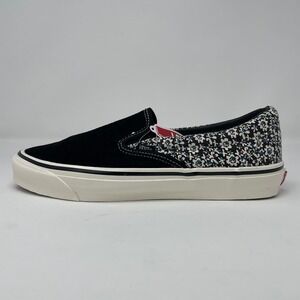 Vans Vault OG Classic Slip-On LX Micro Daisy Black VN0A45JK4L0 M 10.5 W 12 Rare
